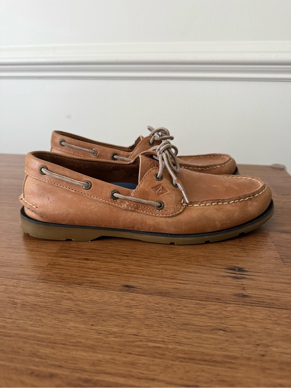 Sperry Men's Tan Leather Boat Shoes